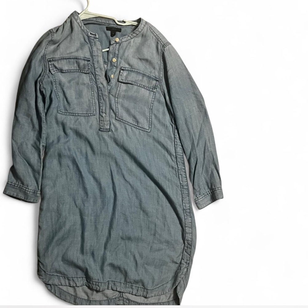 J. Crew Denim Blue Dress